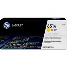 Genuine HP #651A Yellow Toner Cartridge
